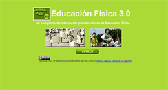 Desktop Screenshot of educacionfisica30.com